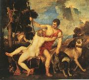  Titian Venus and Adonis china oil painting reproduction